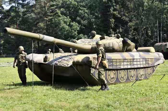 克拉玛依大型军用充气坦克