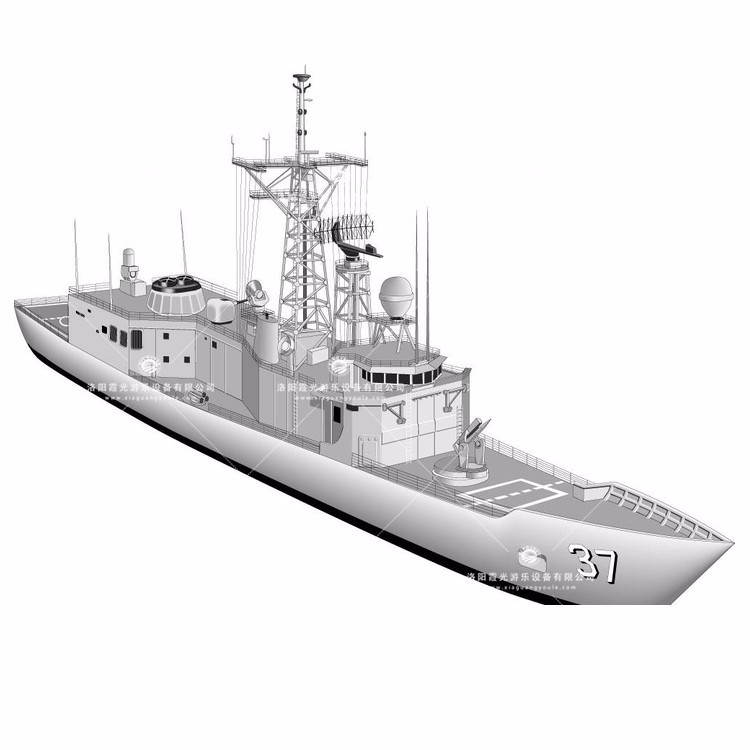 克拉玛依军事大型海上军舰