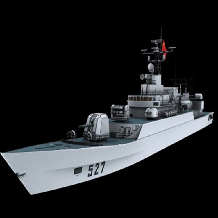 克拉玛依3d护卫舰模型