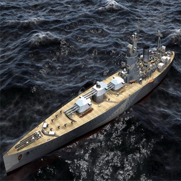 克拉玛依纳尔逊军舰模型